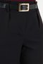 Belted High Waist Wide Leg Pleated Trousers Women's Pants 6522991 - 6