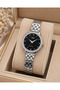 Women's Wristwatch Silver Color Casual and Stylish Combination Japanese Machine Gift Boxed - 2
