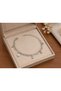 Clover Figured Ball Detailed Steel Women's Bracelet Elegant and Stylish Chain Design - 3