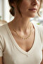 Gold Color Star Flake Model 60 cm Women's Necklace - 2