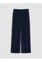 Trendlucky Women's Textured Trousers with Elastic Waist and Difference in Color - 6