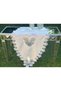 5-Piece Living Room Set with Lace-Trimmed Linen Tablecloth and Table Runner Set, Bridal Set, Selena Model No. BX - 4