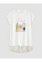 Crew Neck Printed Women's Shorts Pajama Set - 5