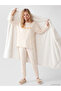 Quality Pieces from Çelebi Store Zero Roba Collar Fleece Women's Pajamas Set