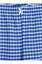 Baby Collar Plaid Women's Pajama Set - 7