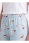 Printed Women's Shorts Pajama Bottoms 2-Piece Set - 3