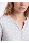 Kaçık Yaka Civiciv Printed Maternity Nightgown - 3