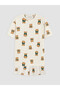 Ozmarka New Season Pink Bear Printed Women's Shorts Pajama Set - 5