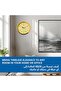 Plastic Abstract Quartz Analog Wall Clock - Model No.957 (260Mm X 260Mm X 33Mm, Ivory) - 3