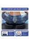 ComfySure Memory Foam Seat Cushion for Office Chair with Removable Microfiber Cover - Coccyx, Tailbo - 2