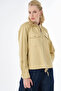 Pocket Detailed Cotton Blouse Yellow