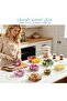 12Pack Glass Food Containers Set with 5 Plastic Sauce Containers - 3