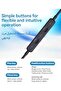 سماعات أذن سلكية USB C مع ميكروفون باللون الأسود - 7