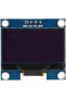 شاشة عرض OLED مقاس 1.3 بوصة بدقة 128×64 مع واجهة IIC I2C SPI تسلسلية، نص أبيض اللون