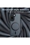 متوافق مع حافظة Redmi A7 Pro المغناطيسية - غطاء مقاوم للصدمات متوافق مع MagSafe مع طبقة شبه شفافة غير لامعة - 6