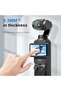 واقي شاشة لـ DJI Osmo Pocket 4/3 (عبوة من قطعتين): واقي عدسة لـ Osmo Pocket 3/4 لـ DJI Osmo Pocket - 3