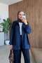 Oxford Garnili Suit Navy Blue - 3