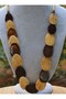 Real Bone Necklace - Brown - - 2