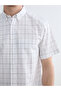 Nevavm Regular Fit Plaid Dobby Men's Shirt with Difference - 3