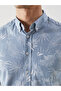 Trendlucky with Difference Regular Fit Short Sleeve Patterned Poplin Men's Shirt - 3