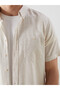Nevavm Regular Fit Linen Blend Men's Shirt with Difference - 6