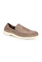 L5929 Men's Genuine Suede Leather Loafer with Elastic Sides and Flexible Rubber Sole