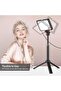 طقم إضاءة مؤتمرات الفيديو عبر USB مع ضوء فيديو LED واحد قابل للتعتيم 5600K + حامل ثلاثي القوائم للمكتب واحد - 2