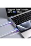 مجموعة من 4 محولات من لايتنينج إلى USB-C لهواتف آيفون 15/16/16 برو ماكس/بلس وسامسونج S24، تدعم الشحن والنقل البيانات - 5