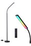 ايديشاين مصباح ارضي LED، وضع RGB وضوء دافئ 3000 كلفن مع تعتيم غير متدرج