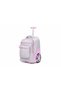 Kids Rolling Backpack for Girls, Fashion Printed Trolley School Bag, Large Capacity Wheeled Luggage, Waterproof Students Book Bag, Girls Schoolbag, Back-to-school Bookbag 65804-Rose Gold - 8