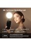 إضاءة حلقية LED للسيلفي للمبتدئين، 4.8 واط، ثنائية اللون، إضاءة ملائمة للهاتف بمشبك، إضاءة تكميلية - 2