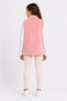 Girl's Wellsoft Plush Vest with Floral Detail and Zipper, Stand-Up Collar - 3