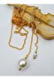 Suriyan Eye Necklace - Gold Color - - 4