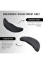 Ergonomic Mouse Wrist Rest Support, Gliding Smooth Palm Rest Pad Move with Your Mouse for Easy Worki - 3
