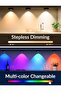 إضاءة LED قابلة لإعادة الشحن للخزائن، أضواء RGB لاسلكية تعمل بـUSB، إضاءة للرفوف تعمل بالبطارية - 2