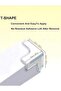 T-Shape Clear Table Corner Guards - 10 Pack Child Proofing - 3