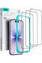 ESR 3 Pack for iPhone 17/iPhone 16 Pro Screen Protector, Align Frame