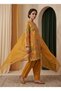 Mustard Floral Printed Suit Set – Women's Indian Ethnic Wear - 2