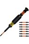 15-in-1 Ratcheting Impact-Rated Multi-Bit Torsion Zone Screwdriver