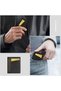 محفظة من إكسيفور مصنوعة من الجلد للرجال، بتصميم بسيط باللون الأسود، مع خاصية حماية RFID - 6