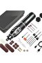 Rotary Tool Kit, Cordless 6-Speed Variable and USB Charging Cable Mini Power Rotary Tools, 3.7V with