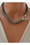 Black Pearl Necklace - - 5