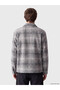Vizyon New Season Gray Relax Fit Men's Lumberjack Shirt Jacket - 4