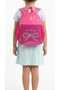 Girl's Backpack with Glittery Bow Pattern, Multi-Compartment, Water Bottle Pocket, School Bag Plcan 26130 - 5