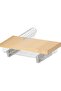 Wooden Hangers With Clips, 10-Pack, 36 cm, Natural