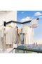 Wall Mounted Clothes Drying Rack, Collapsible Laundry Drying Rack, Retractable Foldable Drying Rack - 2