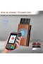 【ترقية】حافظة مزودة بحماية RFID، محفظة من الجلد الأصلي قابلة للطي مع جيب للأوراق النقدية، حامل بطاقة الهوية - 3