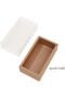 20-pack DIY Rectangle Drawer Kraft Boxes With Clear Lid CT12: 32 * 19.5 * 9cm Cardboard - 3