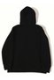 Black Ink Army Sweatshirt Zip-Up Cardigan - Printed Oversized Winter Hoodie with Pockets - 2