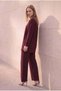 Crystal Fabric Grass Detail Trouser Suit - 7